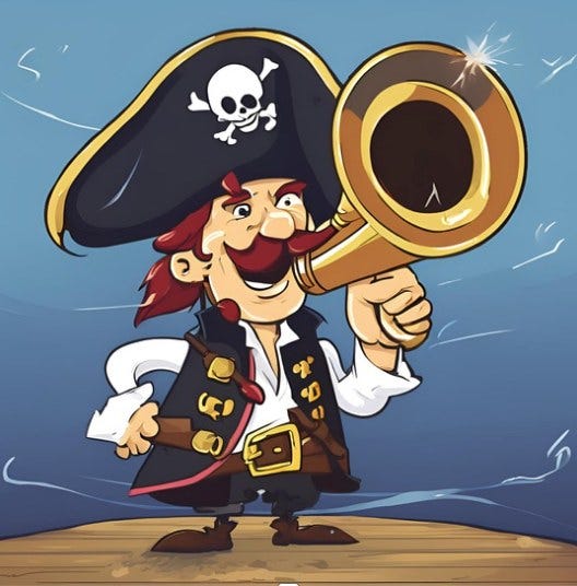 Avast ye swabs! It's time to talk like a pirate