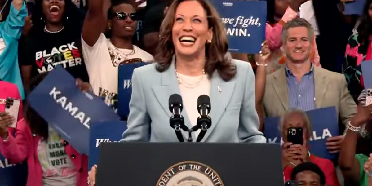 In One Week, Kamala Harris Has Pulled Even With Trump In Every Place That Matters