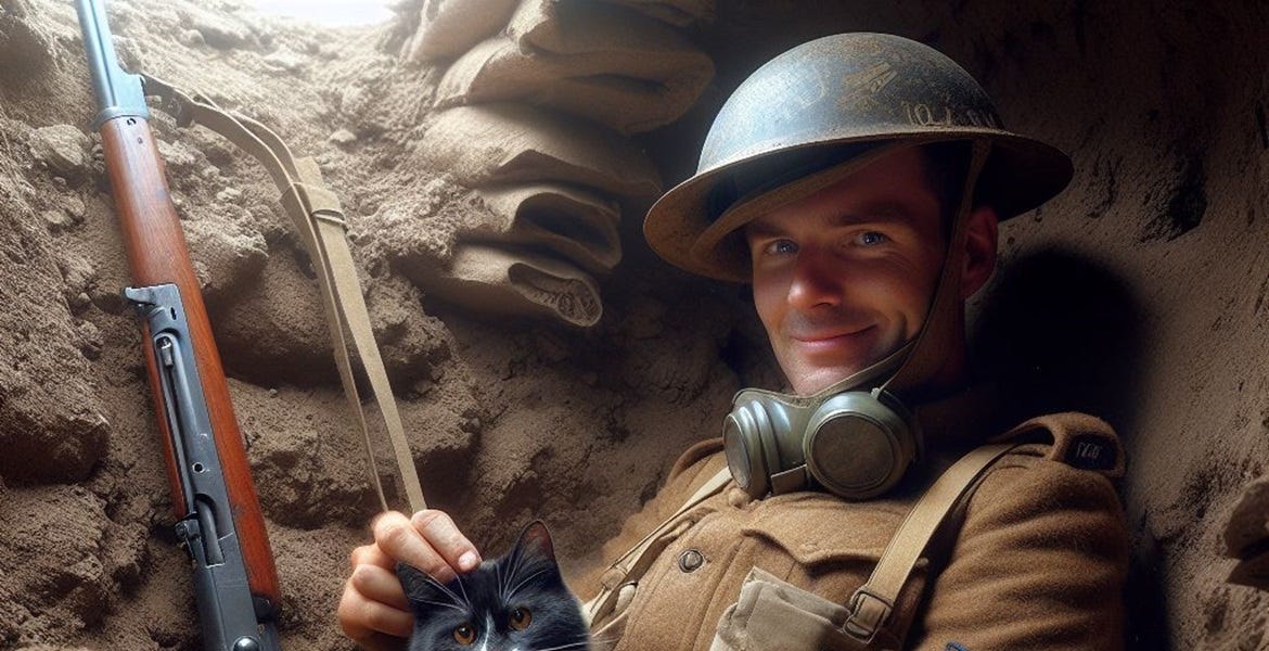 How Cats Saved Lives and Lifted Spirits in the Trenches of WWI