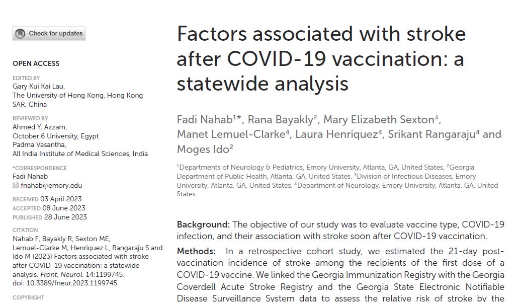 Vaccines that don't work are dangerous.  Nahab et al, hose with concurrent COVID-19 infection within...