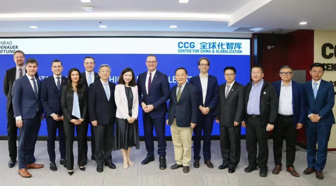Four recent German delegations to CCG - by Yuxuan JIA