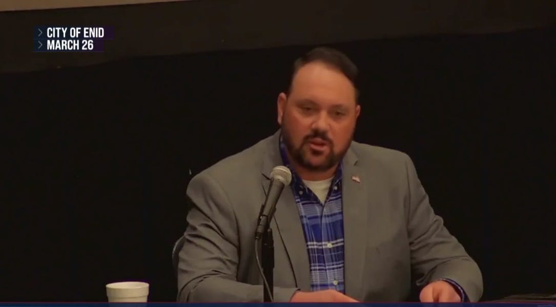Enid, Oklahoma, Recalls Nazi-Ish City Council Member, And Not Fondly Enid, Oklahoma, Recalls Nazi-Ish City Council Member, And Not Fondly