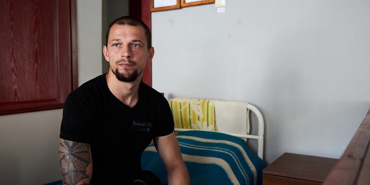 The Ukrainian prisoners going into combat