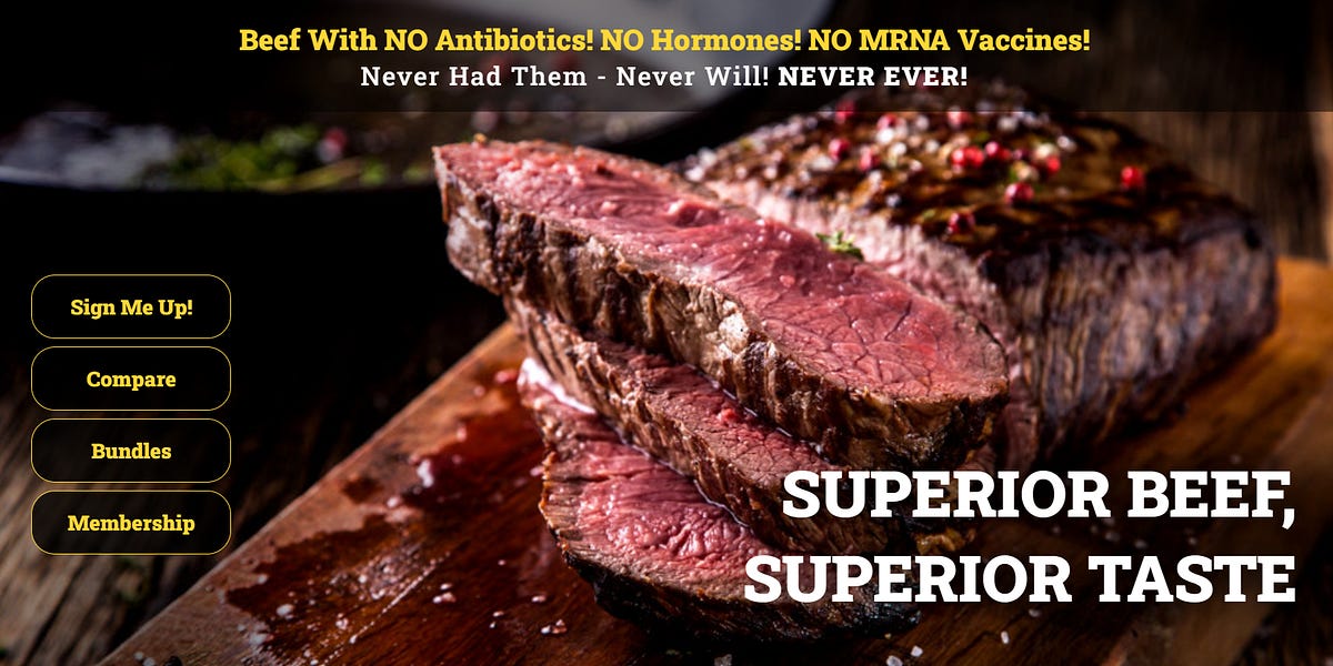 You Wanted Safe Beef - We Heard YOU and HERE YOU GO! And You Get To Boot The Woke Corporations!