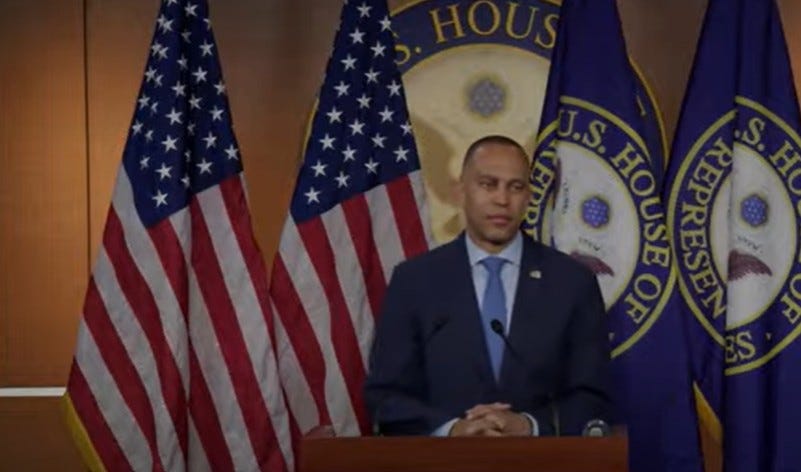 Hakeem Jeffries Says Republicans Are On The Run And Democrats Will Win Back The House
