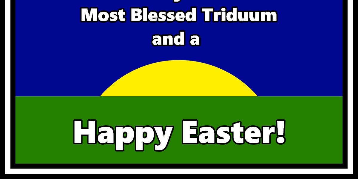 Schedule for Easter