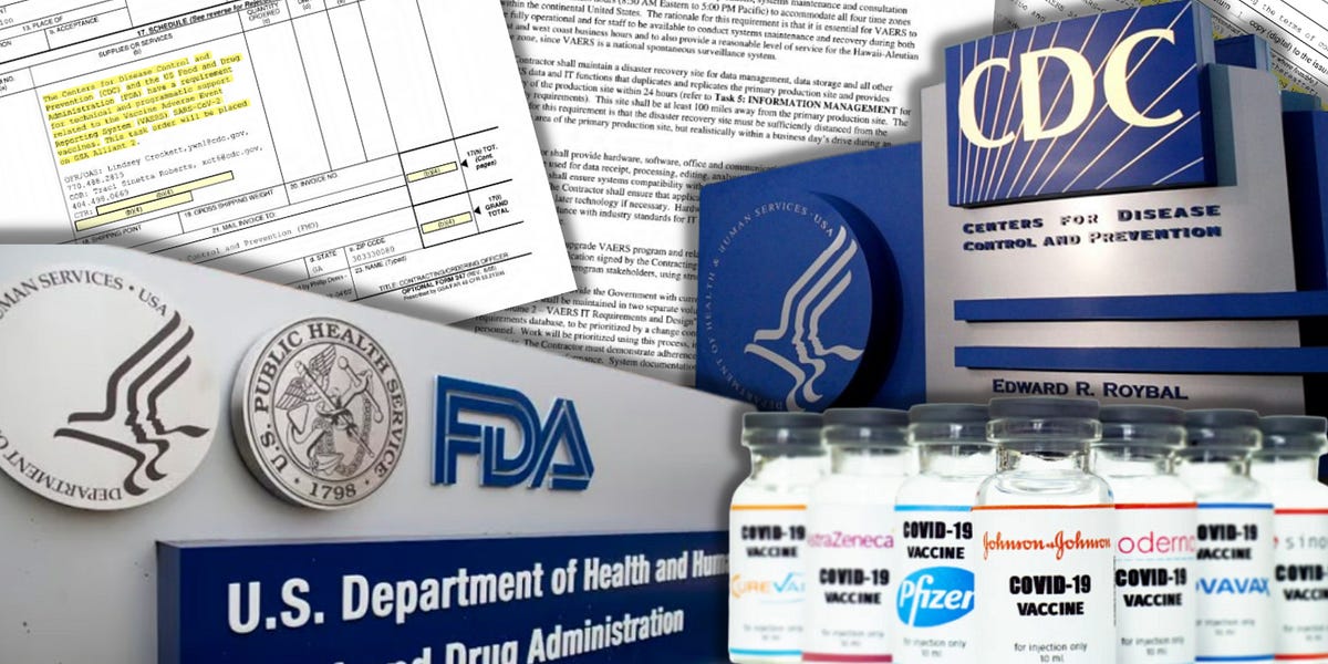CDC and FDA contracts show they prepared for massive amounts of serious adverse events months before Covid-19 vaccines were rolled out