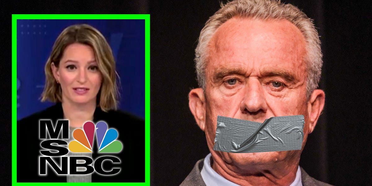MSNBC Shamelessly CENSORS Feed During RFK Jr.’s Swearing-In Ceremony