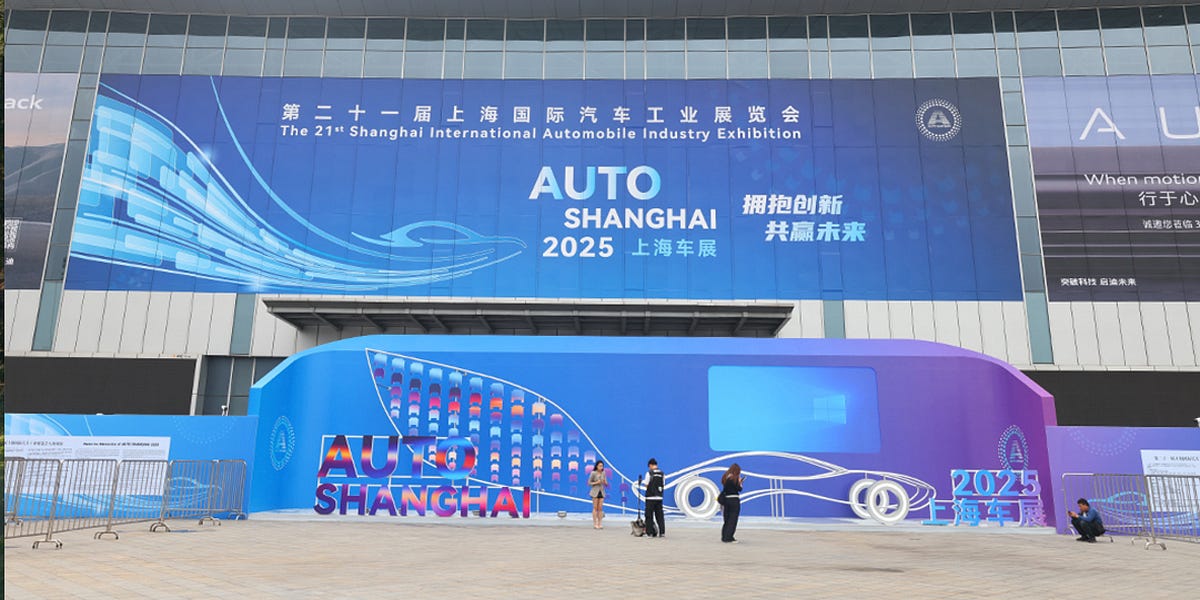 Reflections from the 2025 Shanghai Auto Show: China's Automotive Turning Point