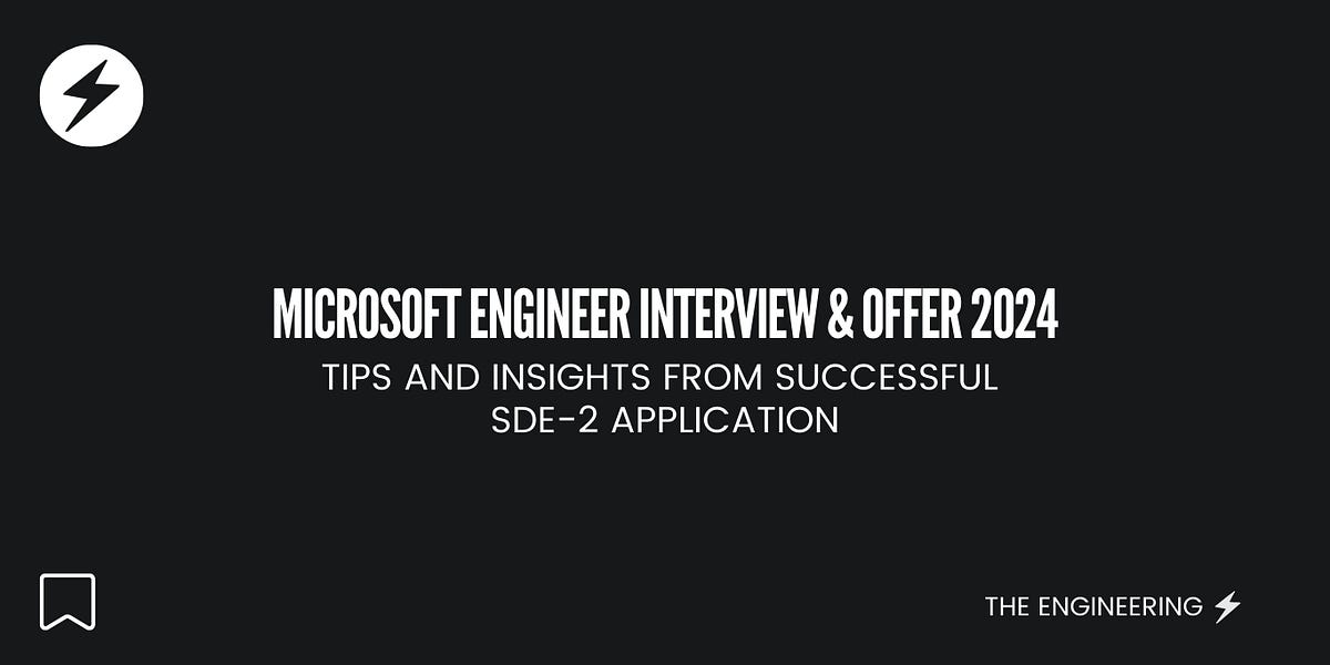 Microsoft Interview Tips and Insights from Successful SDE2