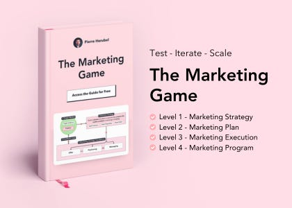 The Marketing Game: How to turn marketing into a step-by-step game (8 minute read)