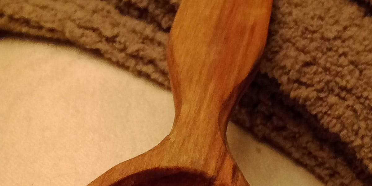 Spalted Birch Scoop