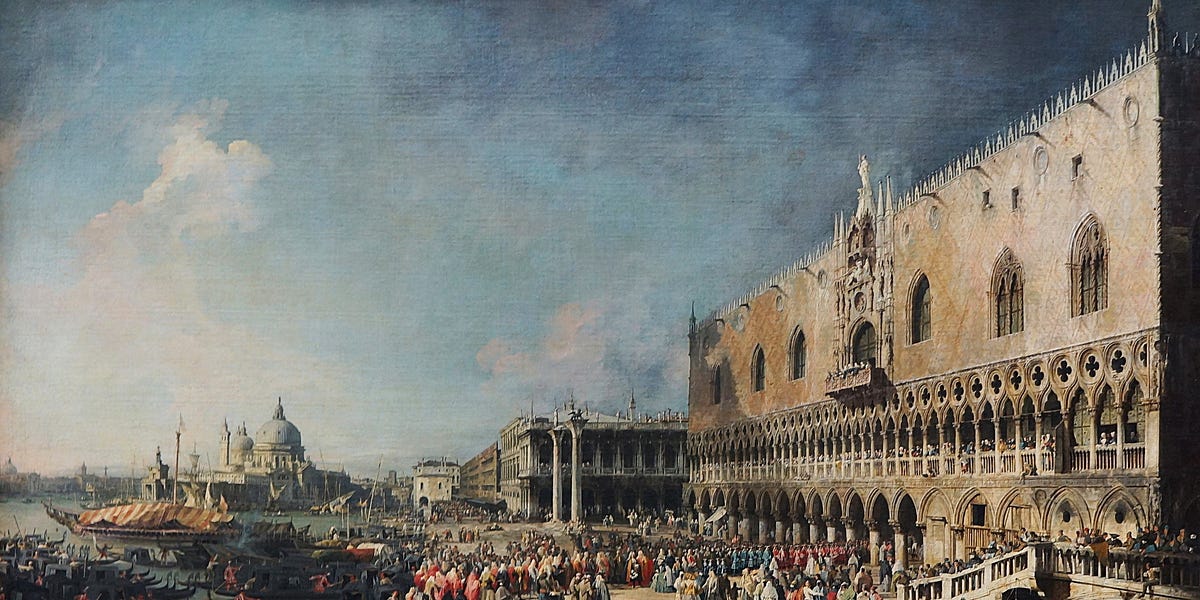 The French Ambassador's Arrival in Venice - Canaletto
