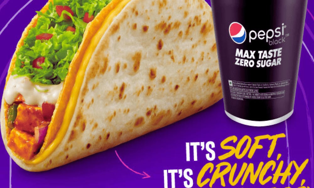 Why Taco Bell gives "Free Pepsi" ? 🌮🥫 - by Abhishek