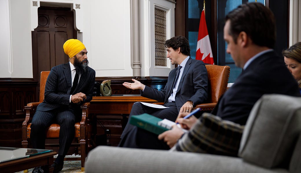 Trudeau, Singh Rush To Finish Line Of Authoritarian State Conversion