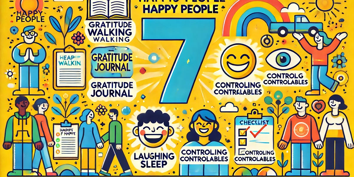 The 7 Habits of Happy People: A Blueprint for a Happier You