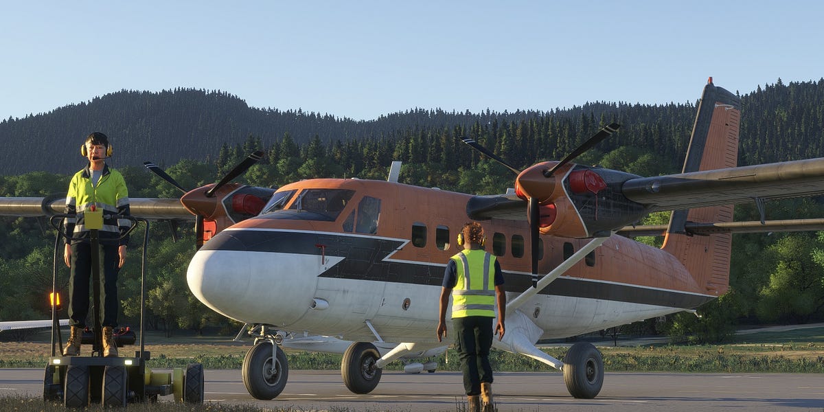 Flight Simulator 2024 De Havilland DHC6 Twin Otter Startup Procedure