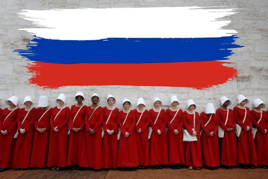 Putin Tells Russian Women To Make More Babies For Cannon Fodder, He Means Patriotism. That Sounds Familiar? Putin Tells Russian Women To Make More Babies For Cannon Fodder, He Means Patriotism. That Sounds Familiar?