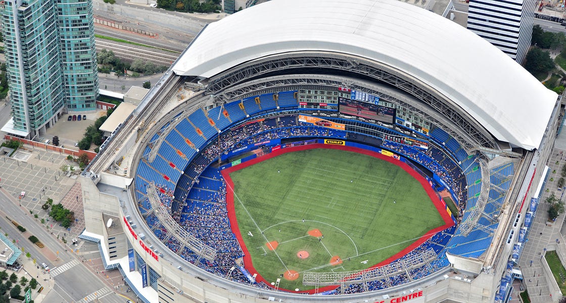 Toronto's Rogers Centre renovations to include new clubs