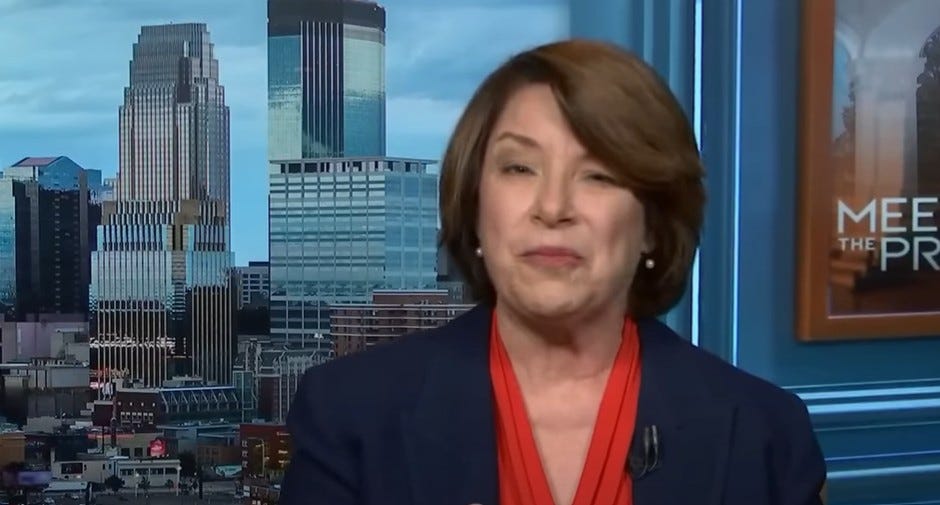 Amy Klobuchar Shoots Down Kristen Welker’s Joe Biden Obsession