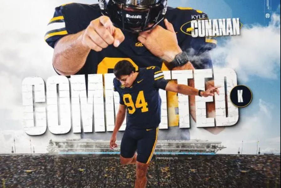Cal transfer portal commit Kicker Kyle Cunanan from Charlotte