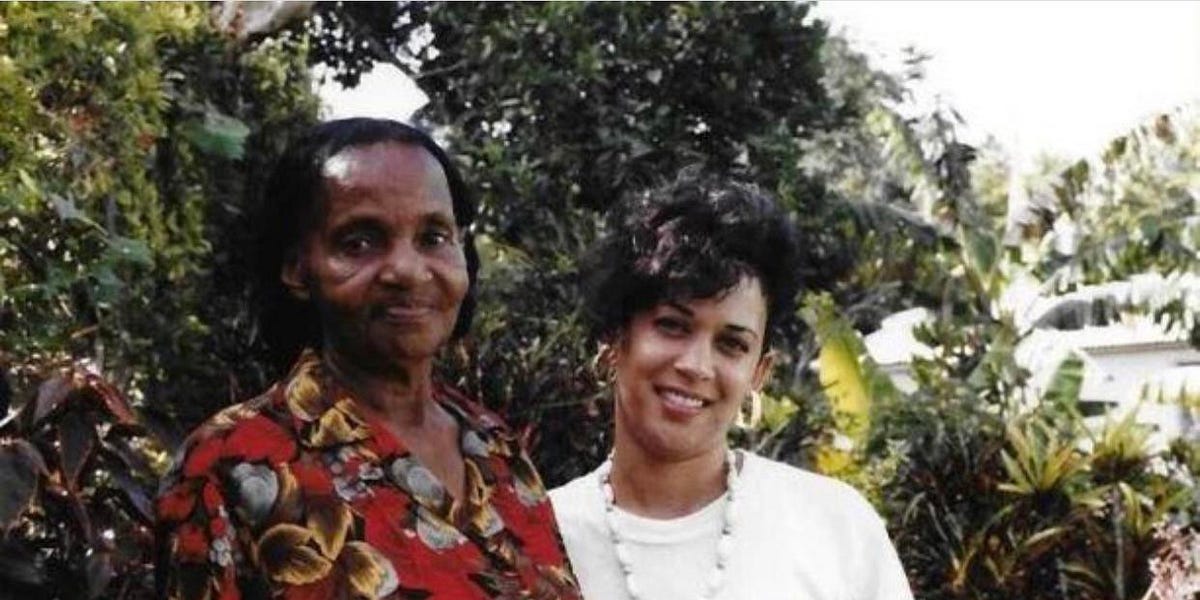 Comments Kamala Published Photo of Herself With Her Black Grandmother