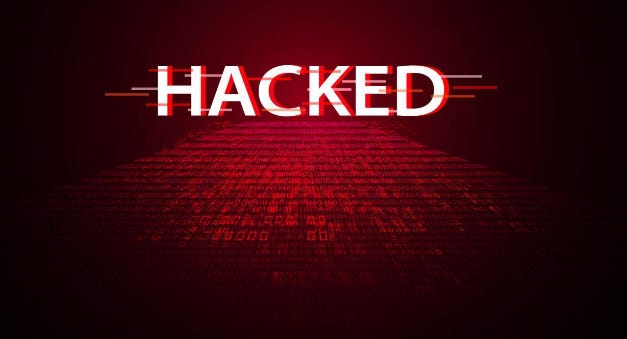 HACKED...I tell you...