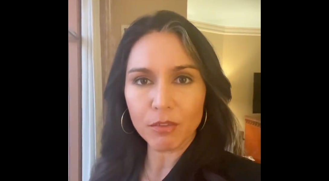 Tulsi Gabbard Had A Big Day In Washington While Her Bud Assad Was Fleeing To Moscow