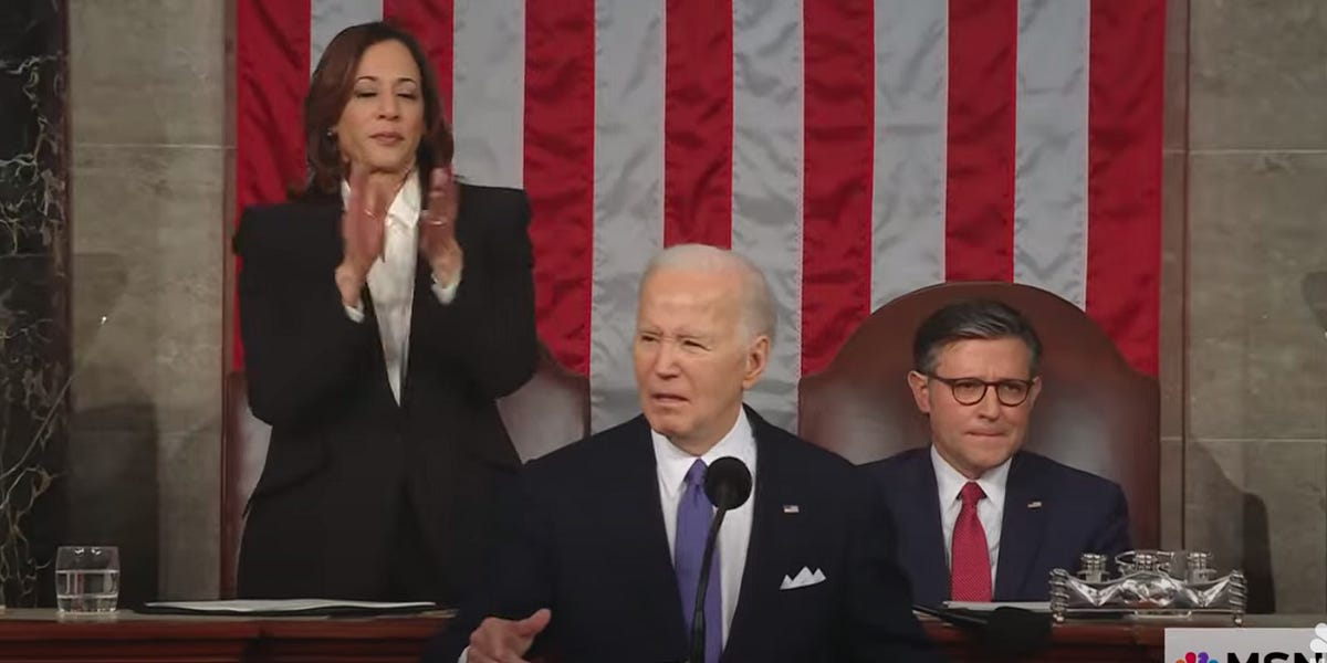 During SOTU, Did House Speaker Mike Johnson Need To Poop? Wonkette Zapruders! During SOTU, Did House Speaker Mike Johnson Need To Poop? Wonkette Zapruders!