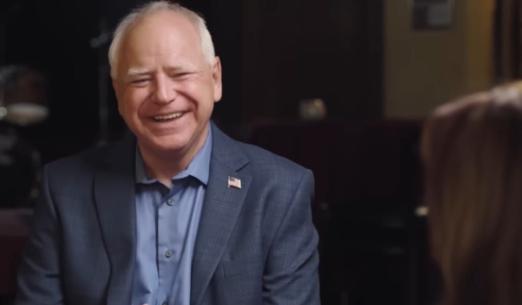 Creepy Bigots Declare Tim Walz Race Traitor For ‘White Guy Tacos’ Joke