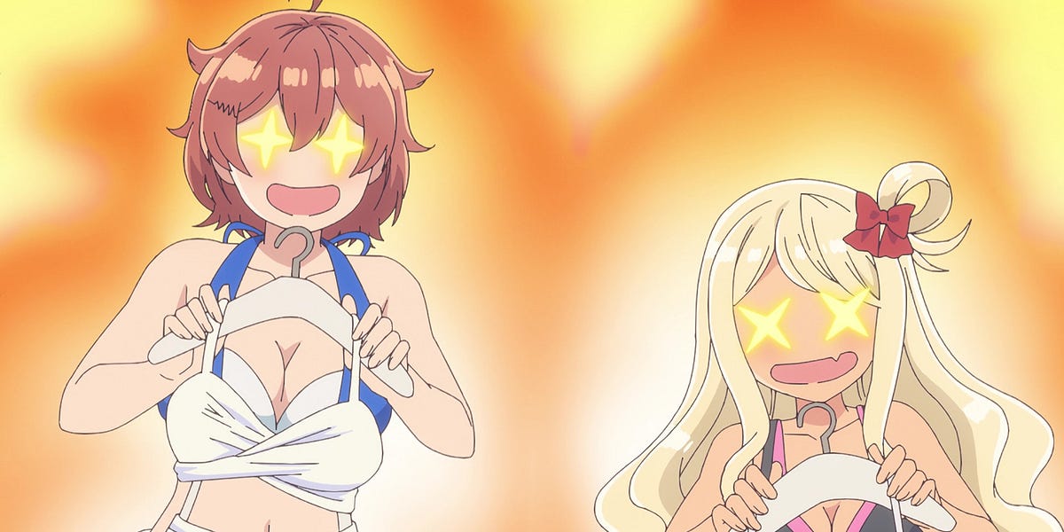 Aharen-san wa Hakarenai S2 - Episode 5 - Mitsuki Riku Hold up Bikinis