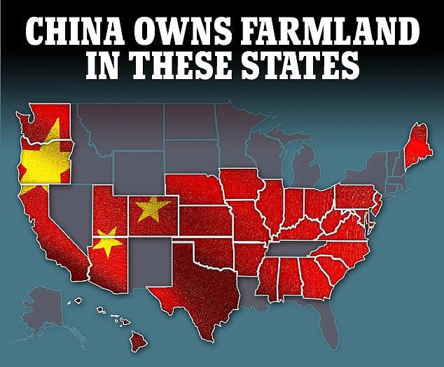 How Much Farmland, in American Swing States, Do the Communist Chinese Own?