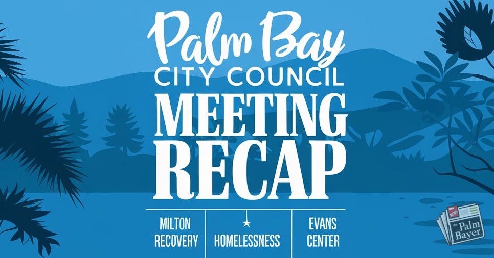 Palm Bay City Council Meeting Recap Key Discussions and Decisions 📛