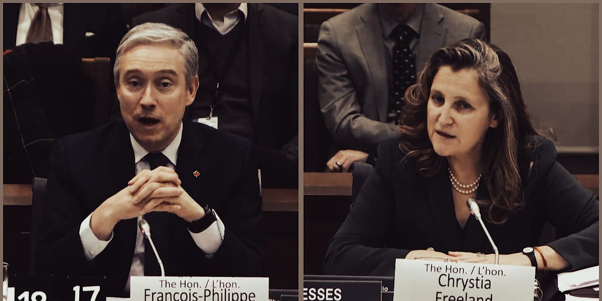 Freeland and Champagne Face Fiery Committee Grilling Over Deficits, Inflation, and Failing Canadians