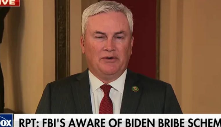 James Comer Throwing First Biden Impeachment Hearing Next Week, Promises No New Evidence Against Bidens