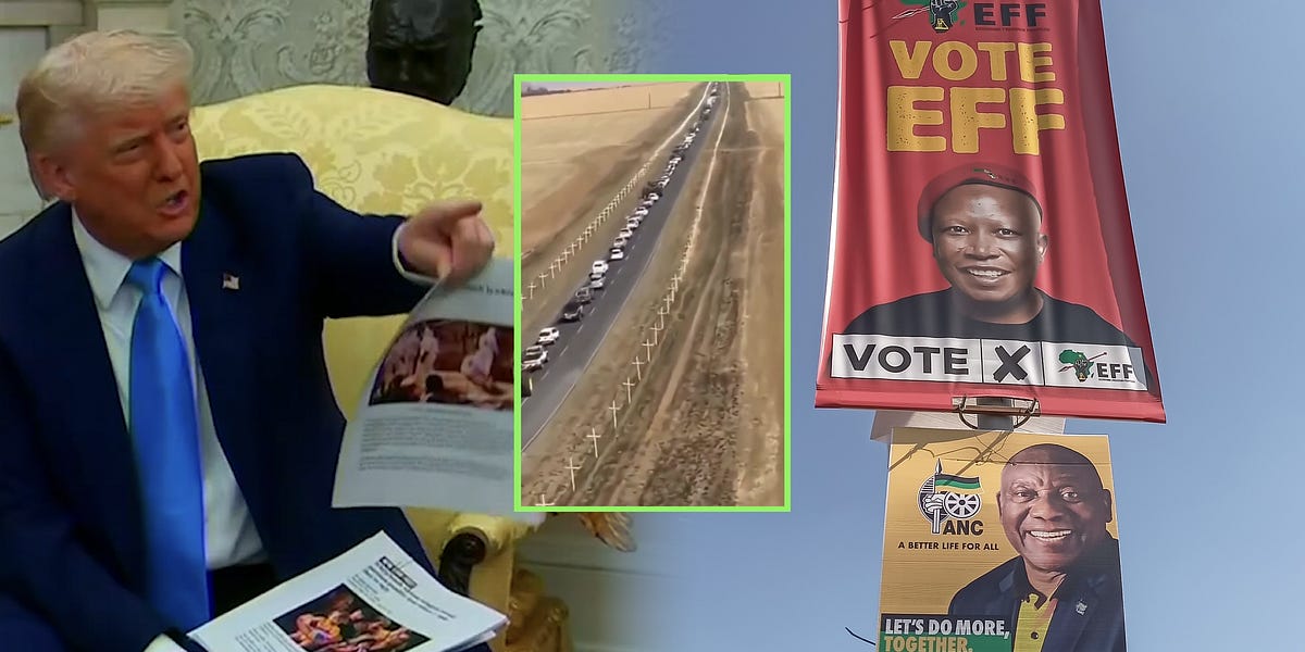 Trump Exposes White Farmer Killings on Live TV with South African President at His Side