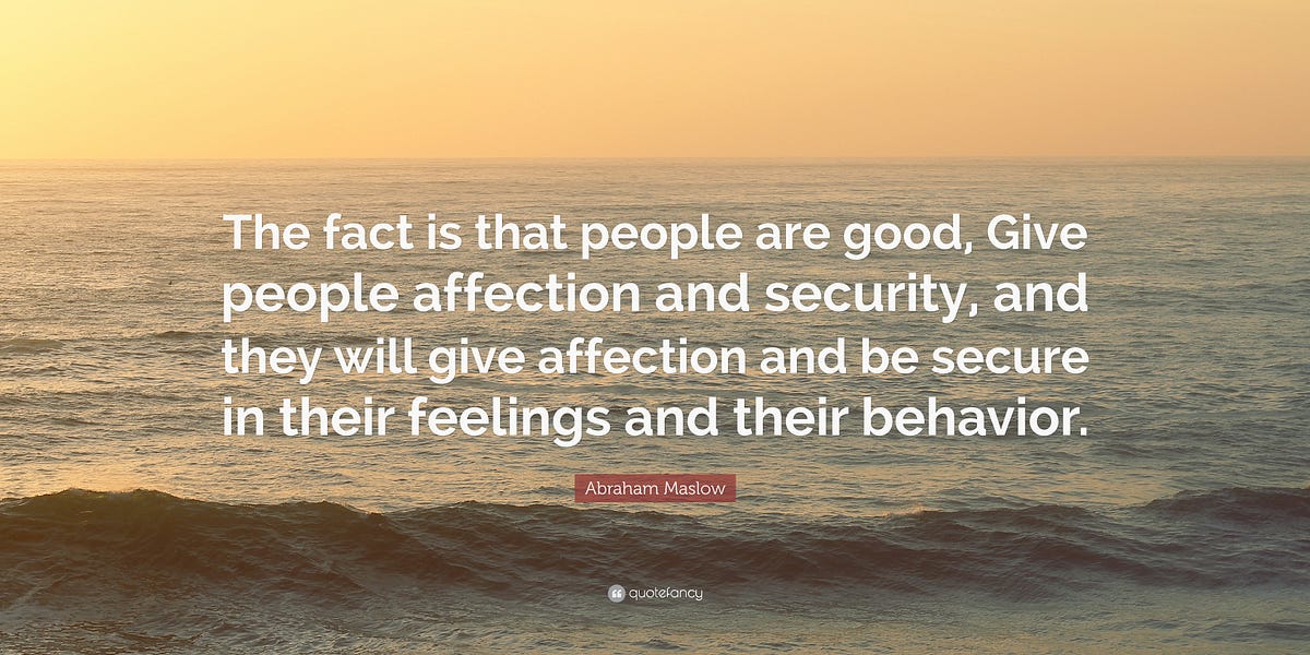 Optimizing outcomes by thinking the best of people