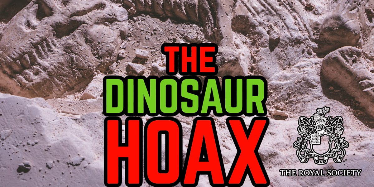 The Dinosaur HOAX: The Royal Society, United Nations, Quaker Oats and Chicken Bones 🦴 PART 1