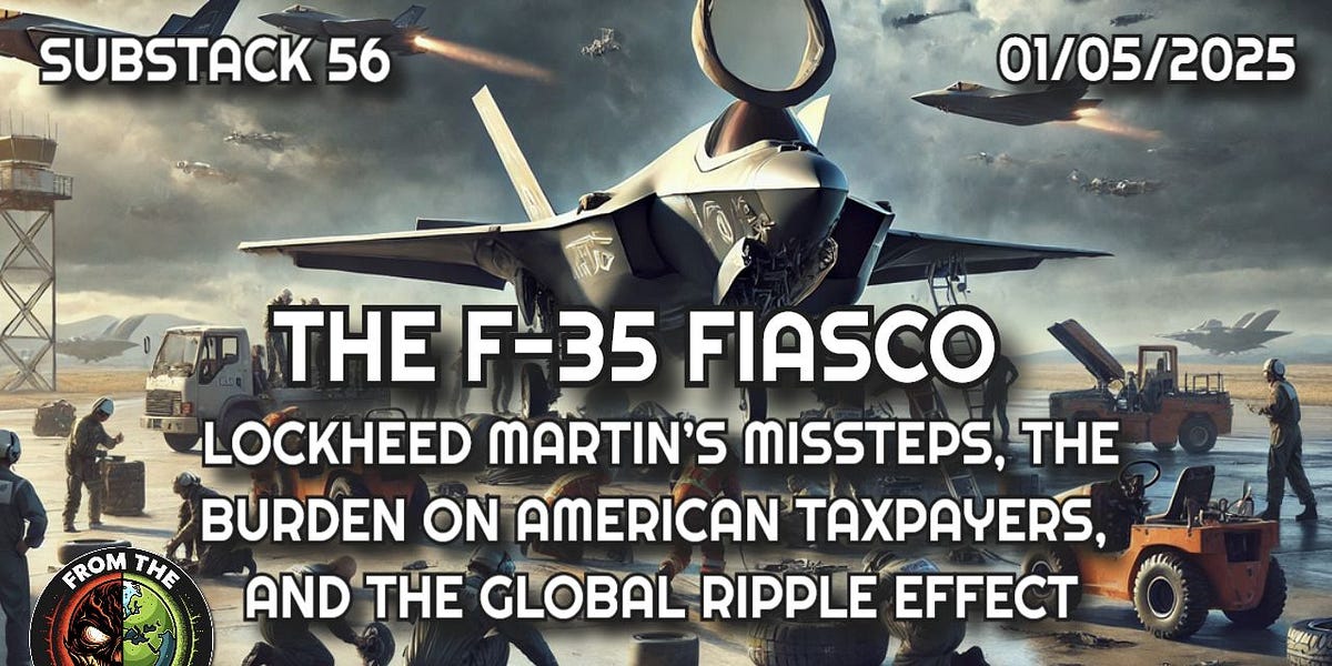 THE F-35 FIASCO: LOCKHEED MARTIN’S MISSTEPS, THE BURDEN ON AMERICAN TAXPAYERS, AND THE GLOBAL RIPPLE...