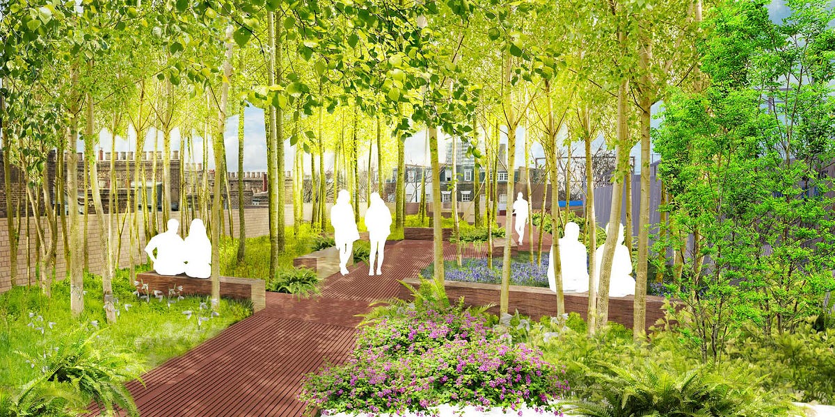 The Highline Project: Woodland Balcony and Catwalk. thumbnail