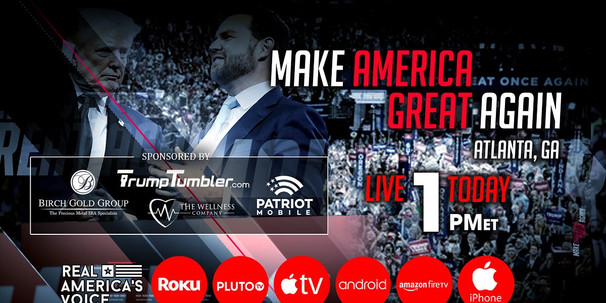MAGA RALLY IN ATLANTA GEORGIA