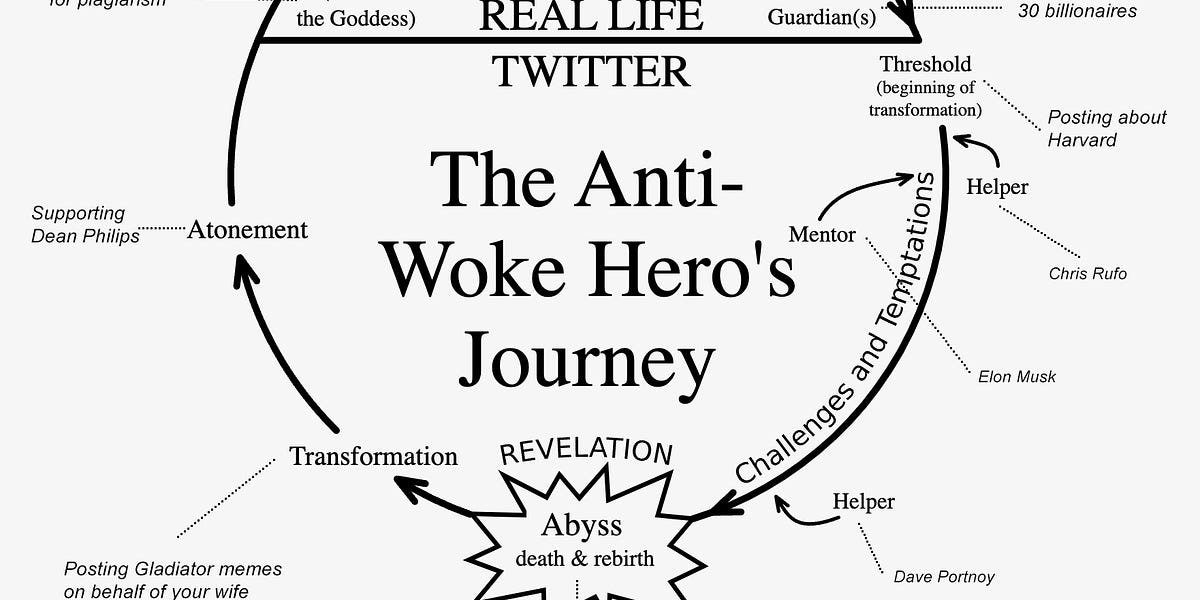 https://maxread.substack.com/p/the-anti-woke-heros-journey?publication_id=392873&utm_campaign=email-post-title&r=2ba4w