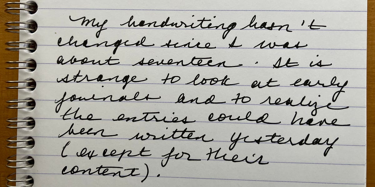 The Pleasures of Cursive - by Catherine Hiller