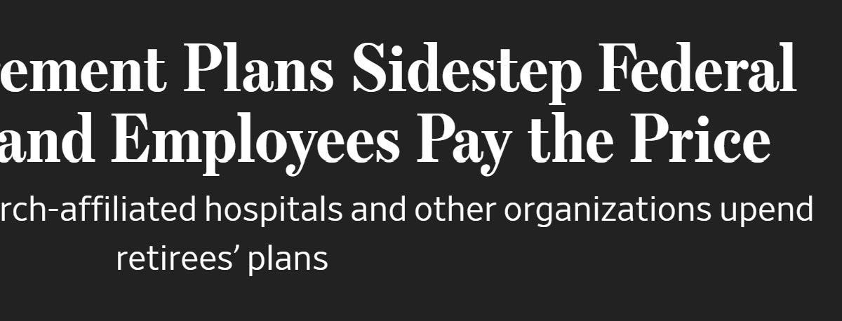What Pension Scandals Tell Us About Pensions