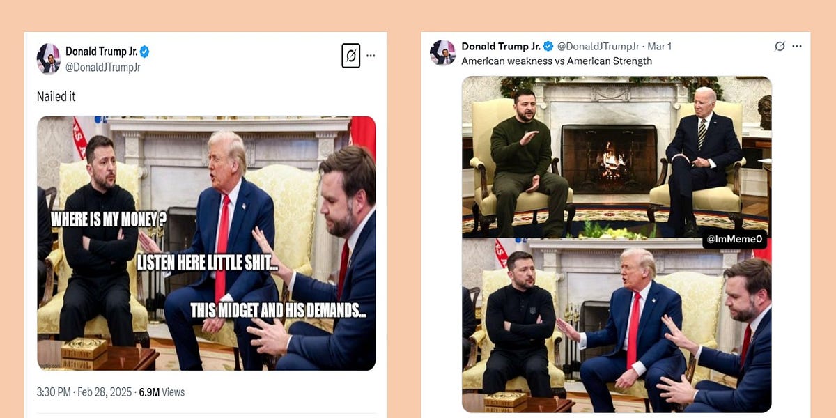 DJT and Zelenskyy - Actors Gotta Act