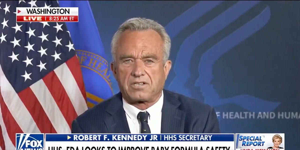 RFK Jr.&rsquo;s War on Toxic Baby Formula and Junk Food Begins