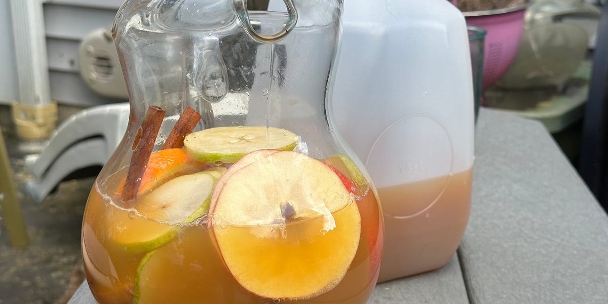 Welcome To Wonkette Happy Hour, With This Week's Cocktail, Fall Apple Sangria!