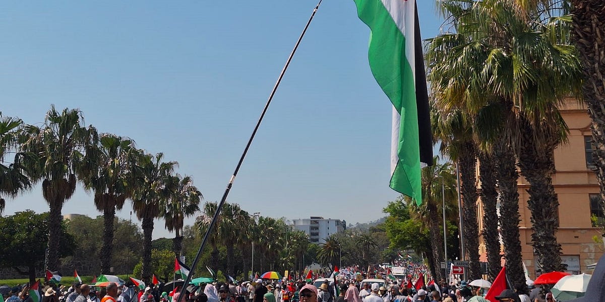 Thousands of Capetonians March for Palestine
