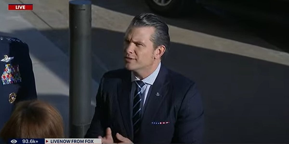 Pete Hegseth Already So Good At Pentagon-ning, He Doesn’t Even Need Drinks! Pete Hegseth Already So Good At Pentagon-ning, He Doesn’t Even Need Drinks!