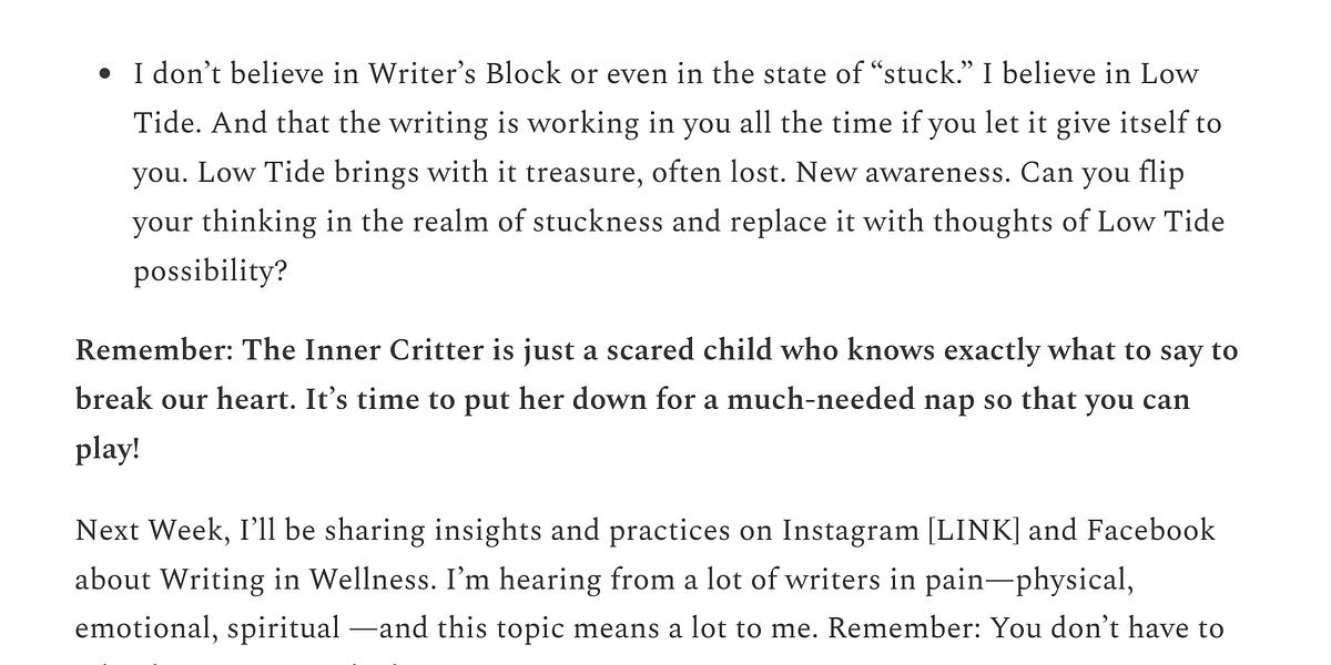 Field Notes from My Writing Desk…to Yours